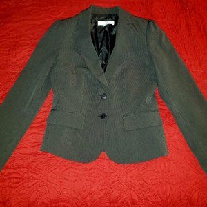 New York & Company Stretch Blazer, Grey Pinstripe